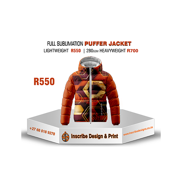 Corporate Puffer Jackets Printing Gauteng