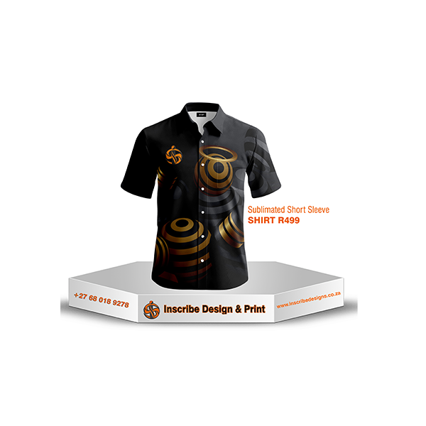 Sublimated Formal Short Sleeved T-Shirt